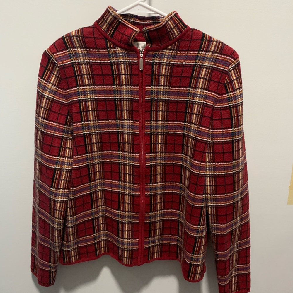 Christopher & Banks Zip-Up Sweater Jacket Size M